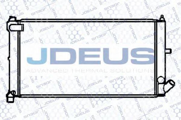 JDEUS 007V34 Радіатор, охолодження двигуна