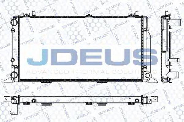 JDEUS RA0010021 Радіатор, охолодження двигуна