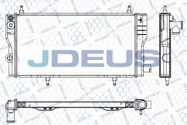 JDEUS RA0070021 Радіатор, охолодження двигуна