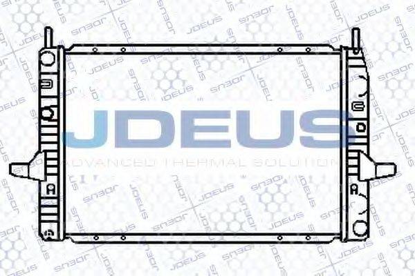 JDEUS 012B05 Радіатор, охолодження двигуна