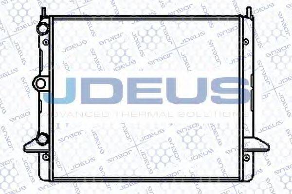 JDEUS 012V08 Радіатор, охолодження двигуна