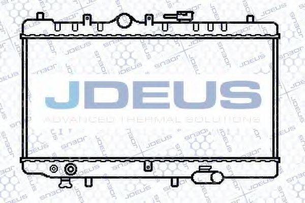 JDEUS 016N20 Радіатор, охолодження двигуна