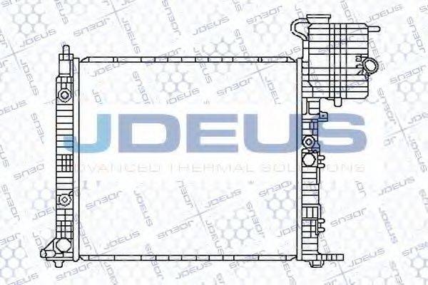 JDEUS 017B15 Радіатор, охолодження двигуна