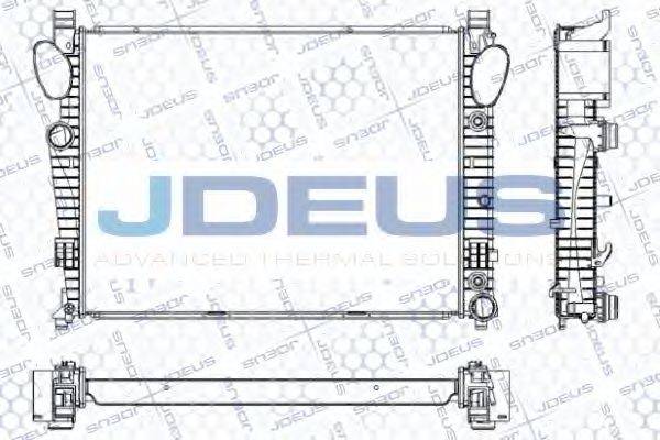 JDEUS RA0170690 Радіатор, охолодження двигуна