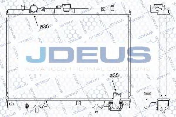 JDEUS 018M30 Радіатор, охолодження двигуна