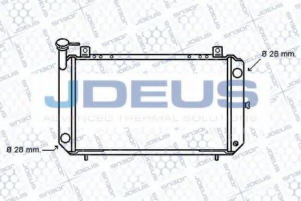 JDEUS 019M46 Радіатор, охолодження двигуна