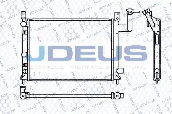 JDEUS 019N04 Радіатор, охолодження двигуна