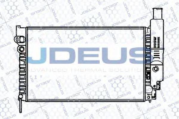 JDEUS 021V25 Радіатор, охолодження двигуна