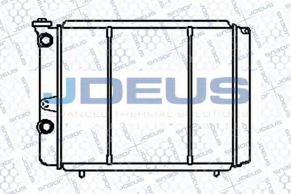 JDEUS 023V06 Радіатор, охолодження двигуна