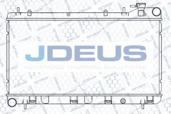 JDEUS 026M02 Радіатор, охолодження двигуна