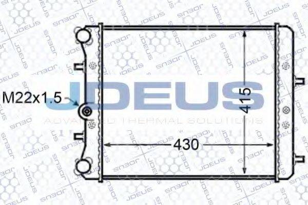 JDEUS 030M11 Радіатор, охолодження двигуна