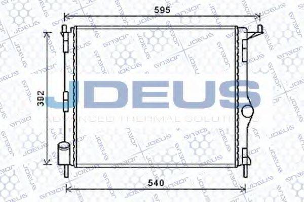 JDEUS 023M64 Радіатор, охолодження двигуна