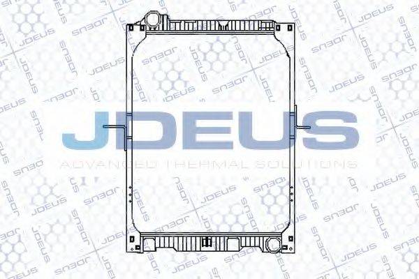 JDEUS 117M01 Радіатор, охолодження двигуна