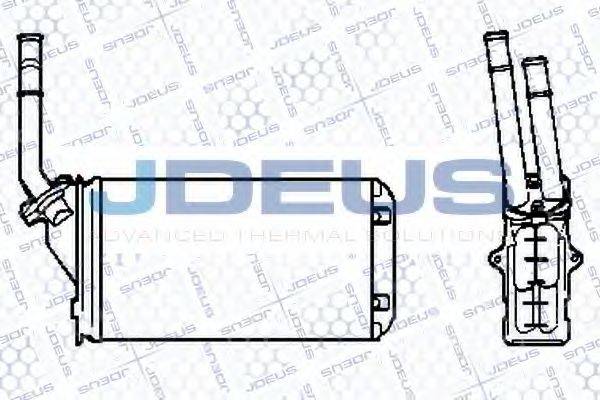 JDEUS 207V03 Теплообмінник, опалення салону