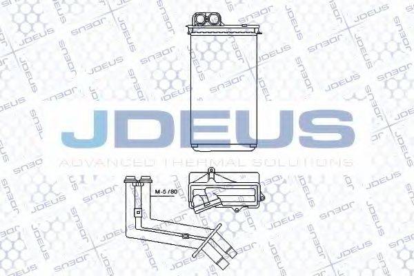 JDEUS 223M27 Теплообмінник, опалення салону