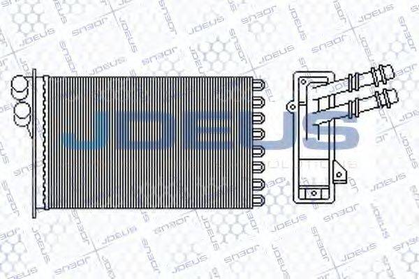 JDEUS 230M05 Теплообмінник, опалення салону