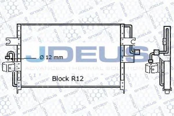 JDEUS 719M08 Конденсатор, кондиціонер