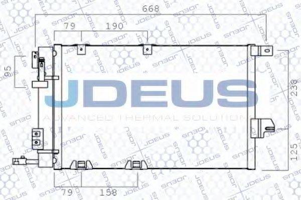 JDEUS 720M30 Конденсатор, кондиціонер