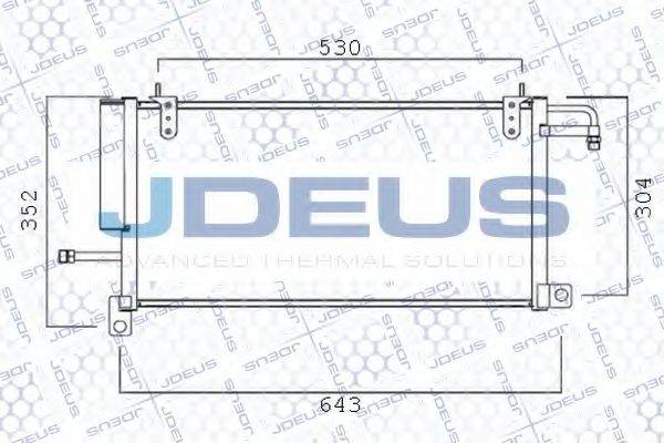 JDEUS 725B08 Конденсатор, кондиціонер