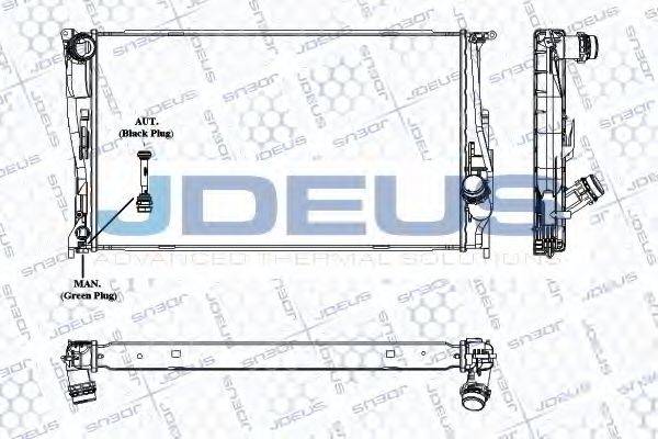 JDEUS RA0050680 Радіатор, охолодження двигуна