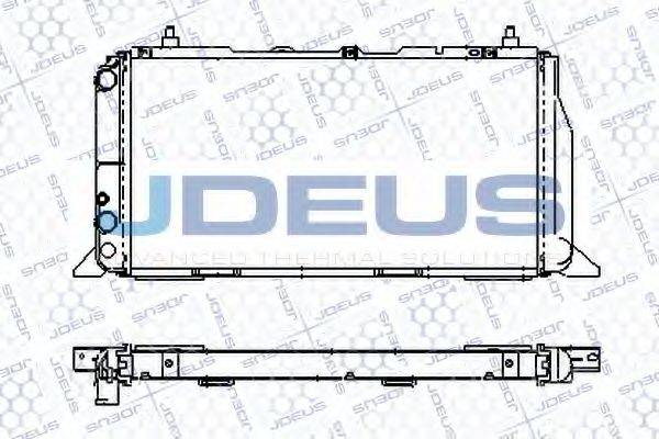 JDEUS RA0010100 Радіатор, охолодження двигуна