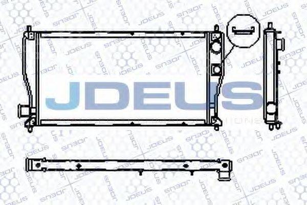 JDEUS RA0020190 Радіатор, охолодження двигуна