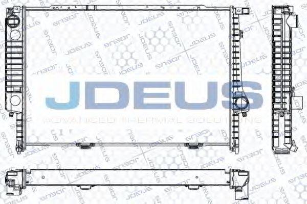 JDEUS RA0050180 Радіатор, охолодження двигуна