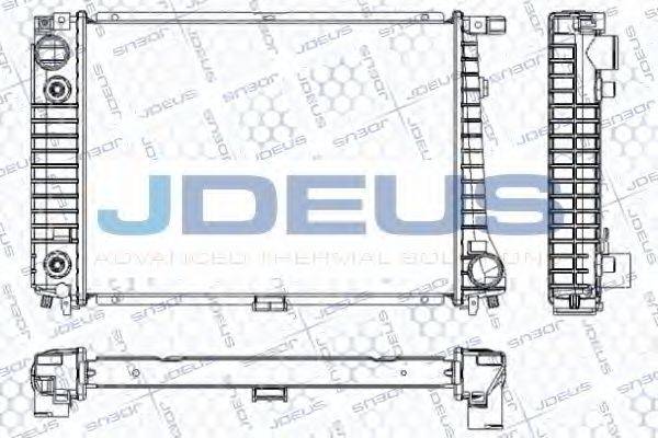 JDEUS RA0050360 Радіатор, охолодження двигуна