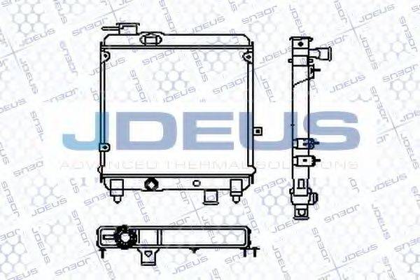 JDEUS RA0110080 Радіатор, охолодження двигуна