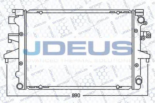 JDEUS 030M53 Радіатор, охолодження двигуна