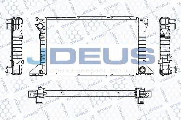 JDEUS RA0120980 Радіатор, охолодження двигуна