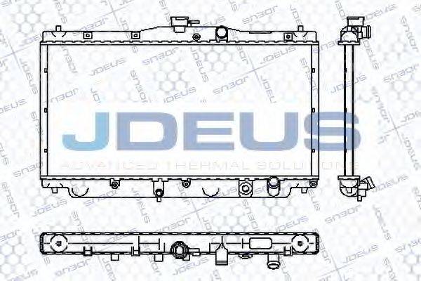 JDEUS RA0130020 Радіатор, охолодження двигуна