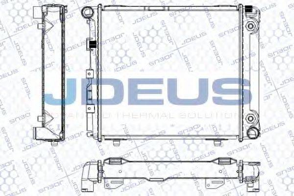 JDEUS RA0170160 Радіатор, охолодження двигуна