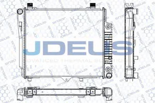 JDEUS RA0170390 Радіатор, охолодження двигуна