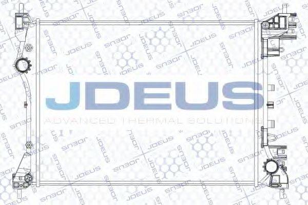 JDEUS RA0000100 Радіатор, охолодження двигуна