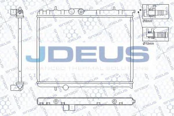 JDEUS RA0210360 Радіатор, охолодження двигуна