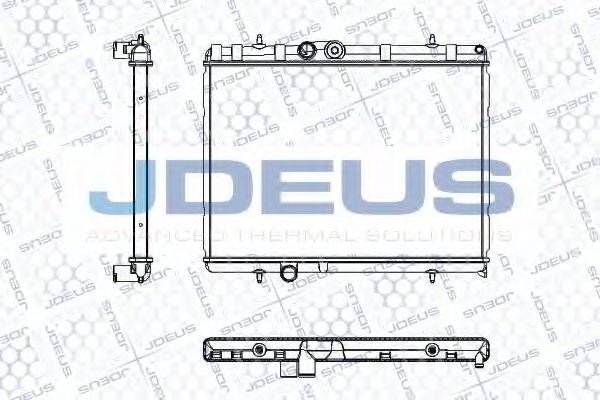 JDEUS RA0210370 Радіатор, охолодження двигуна