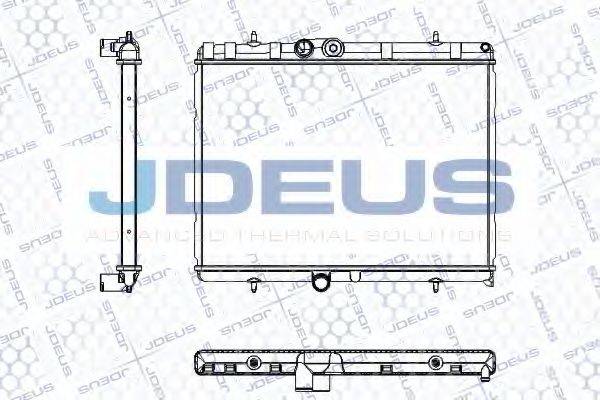 JDEUS RA0210380 Радіатор, охолодження двигуна