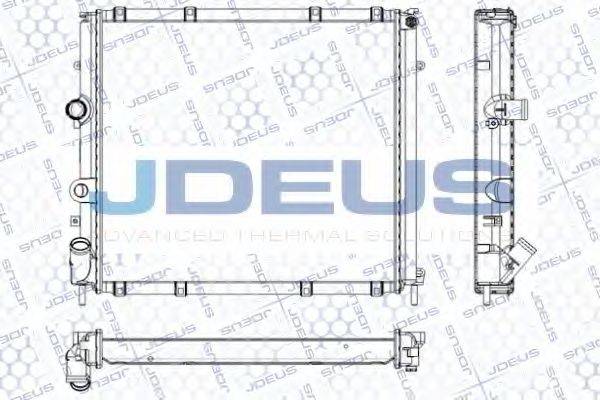 JDEUS RA0230570 Радіатор, охолодження двигуна