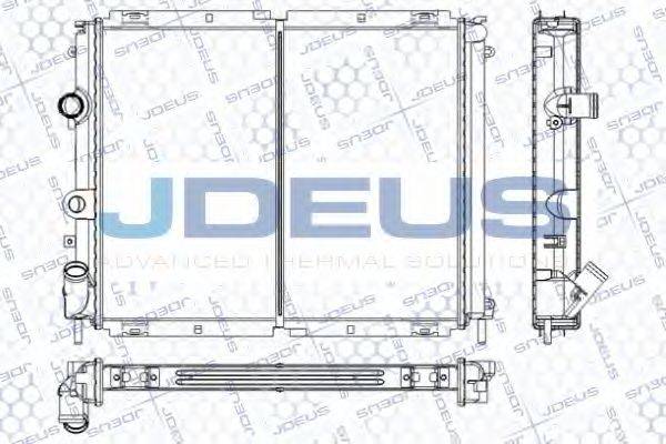 JDEUS RA0230580 Радіатор, охолодження двигуна