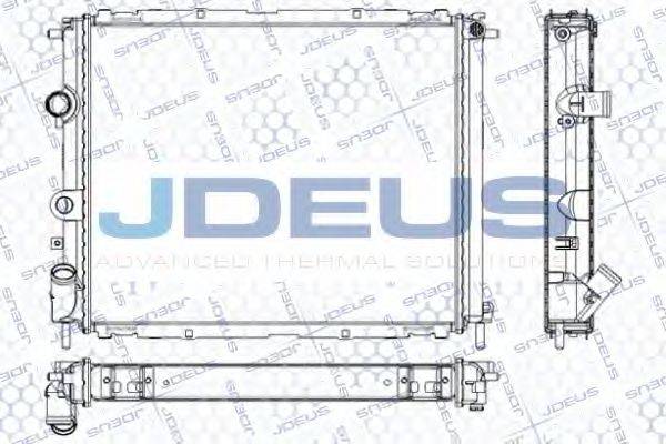 JDEUS RA0230640 Радіатор, охолодження двигуна