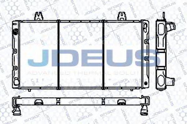 JDEUS RA0240000 Радіатор, охолодження двигуна