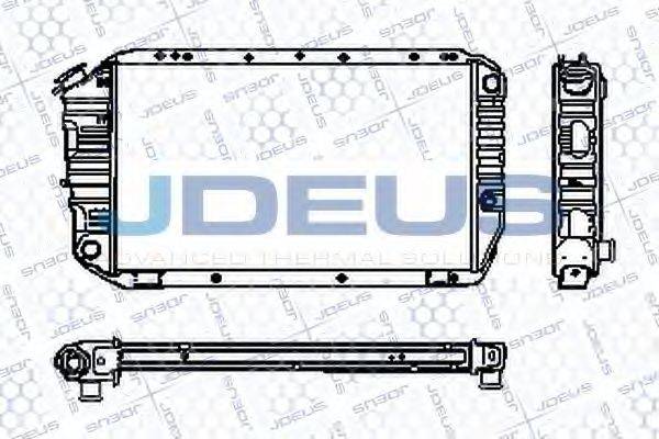 JDEUS RA0260030 Радіатор, охолодження двигуна