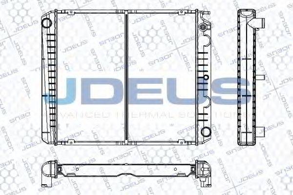 JDEUS RA0310210 Радіатор, охолодження двигуна