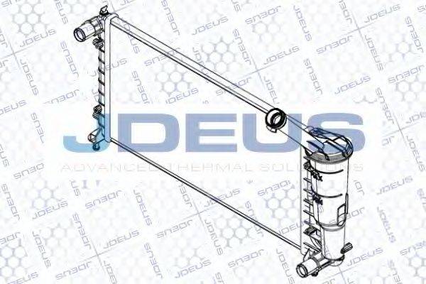 JDEUS RA0360120 Радіатор, охолодження двигуна