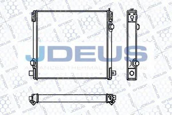 JDEUS RA1310010 Радіатор, охолодження двигуна