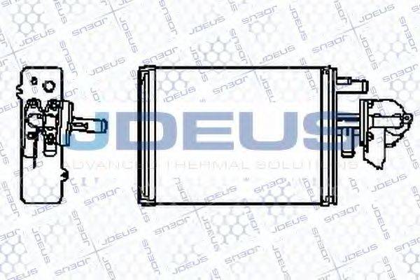 JDEUS RA2110520 Теплообмінник, опалення салону