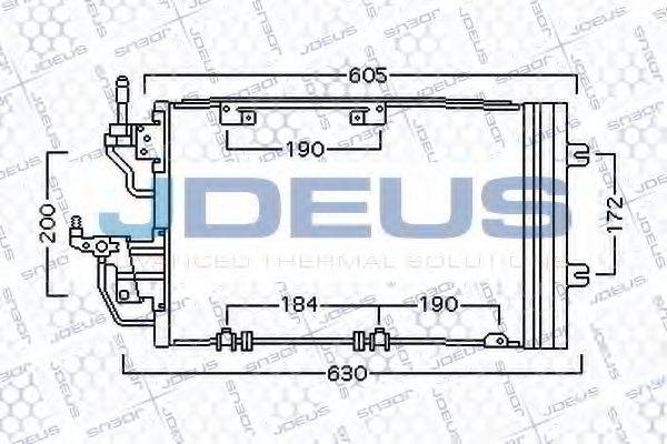 JDEUS 720M61 Конденсатор, кондиціонер