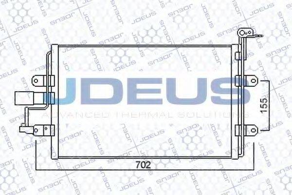 JDEUS 725M28 Конденсатор, кондиціонер