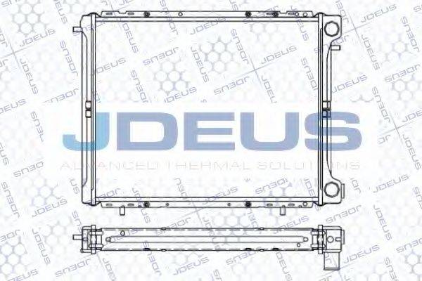 JDEUS 023V35A Радіатор, охолодження двигуна